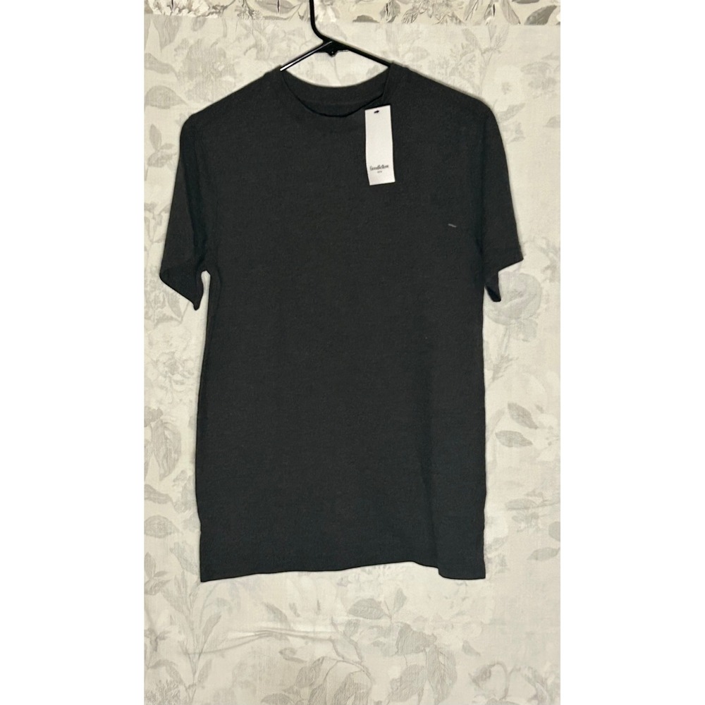 Goodfellow Co Mens Basic Crew Neck Short Sleeve T Shirt Black Size S